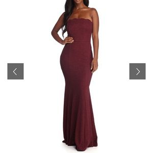 Burgundy Prom Dress for Sale